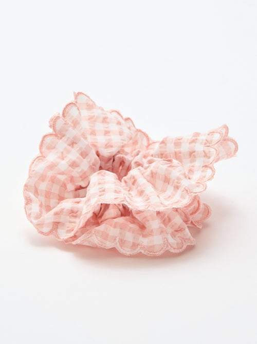 Grande scrunchie xadrez vichy - Kiabi