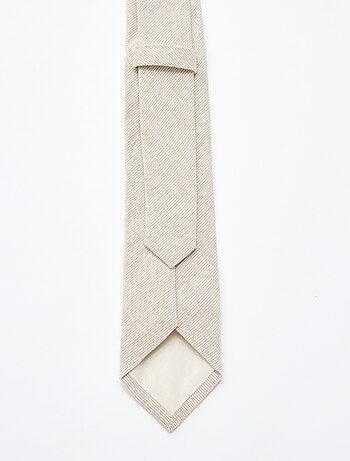 Gravata de linho misto