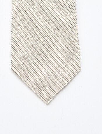 Gravata de linho misto