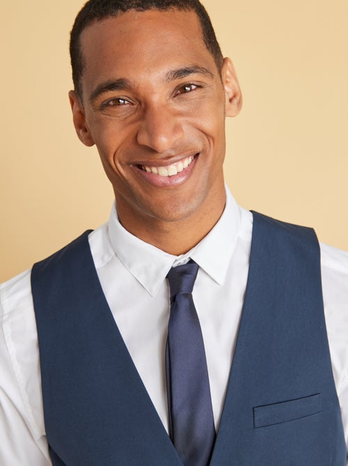 Gravata lisa texturada - Kiabi