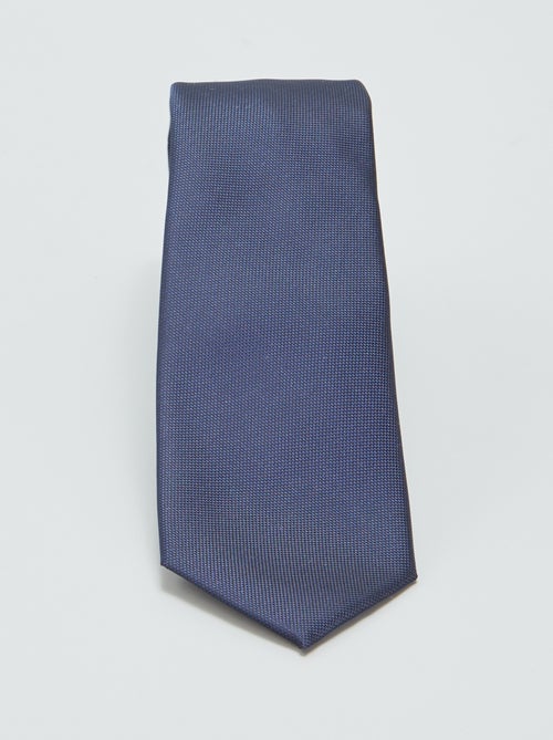 Gravata lisa texturada - Kiabi