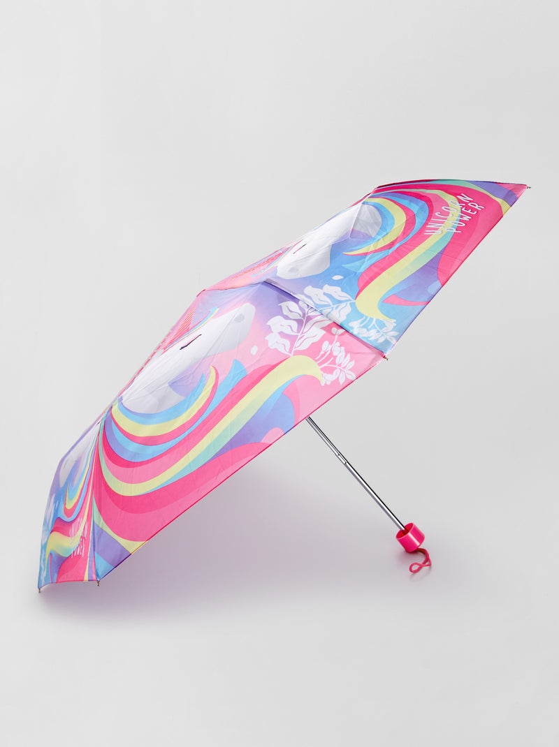 Guarda-chuva com estampado 'unicórnio' ROSA - Kiabi