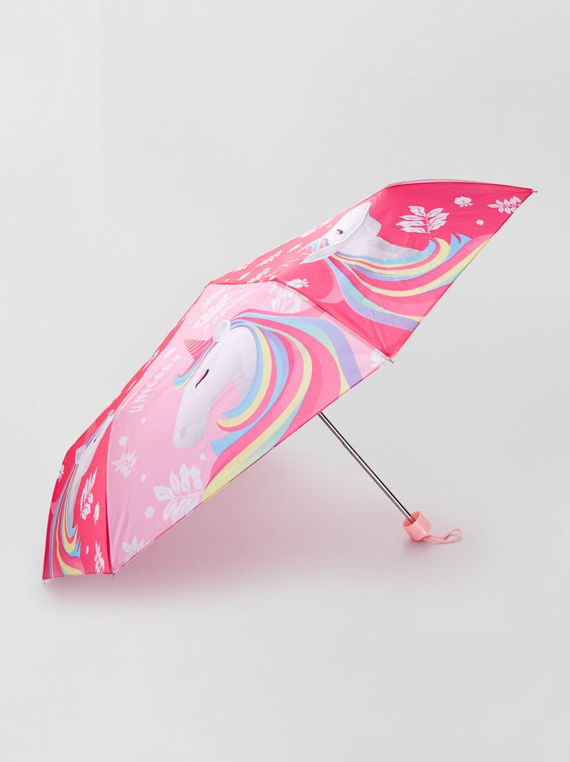 Guarda-chuva com estampado 'unicórnio' ROSA - Kiabi