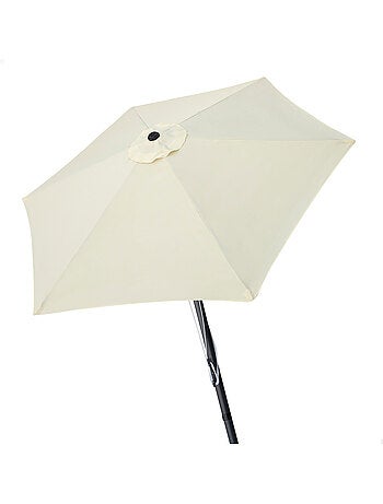 Guarda-chuva de jardim hexagonal Ø270 cm com sistema de polia dupla Aktive