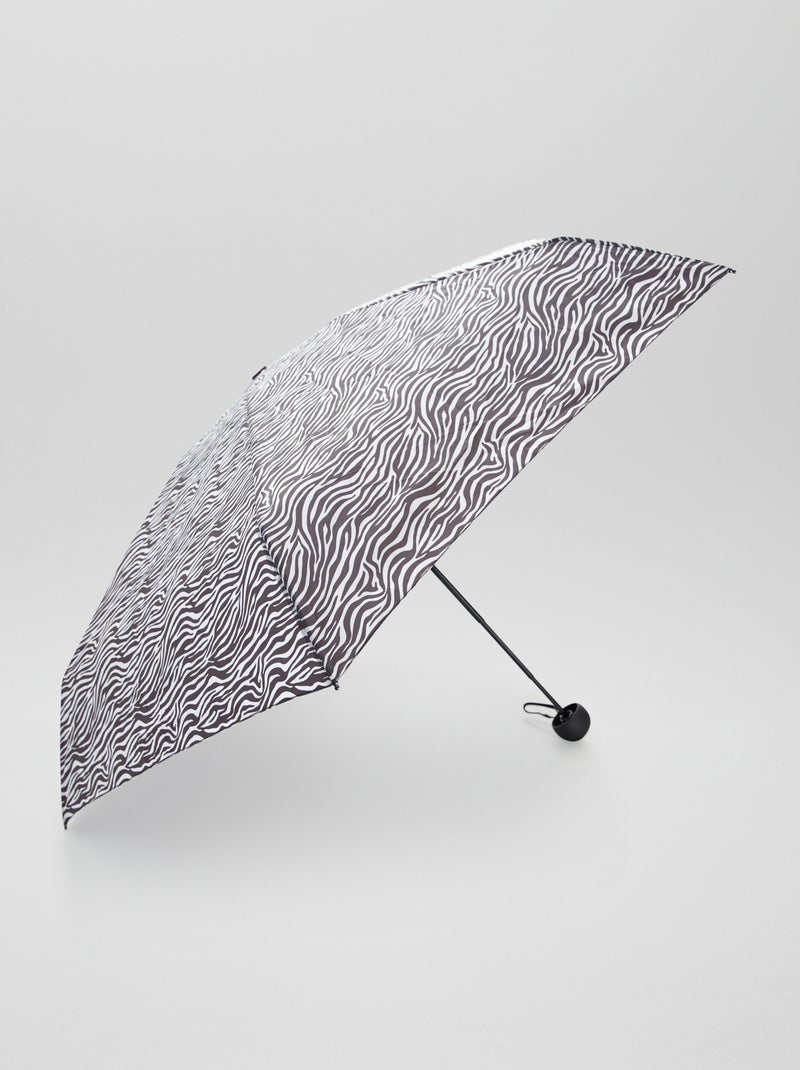 Guarda-chuva dobrável estampado PRETO - Kiabi