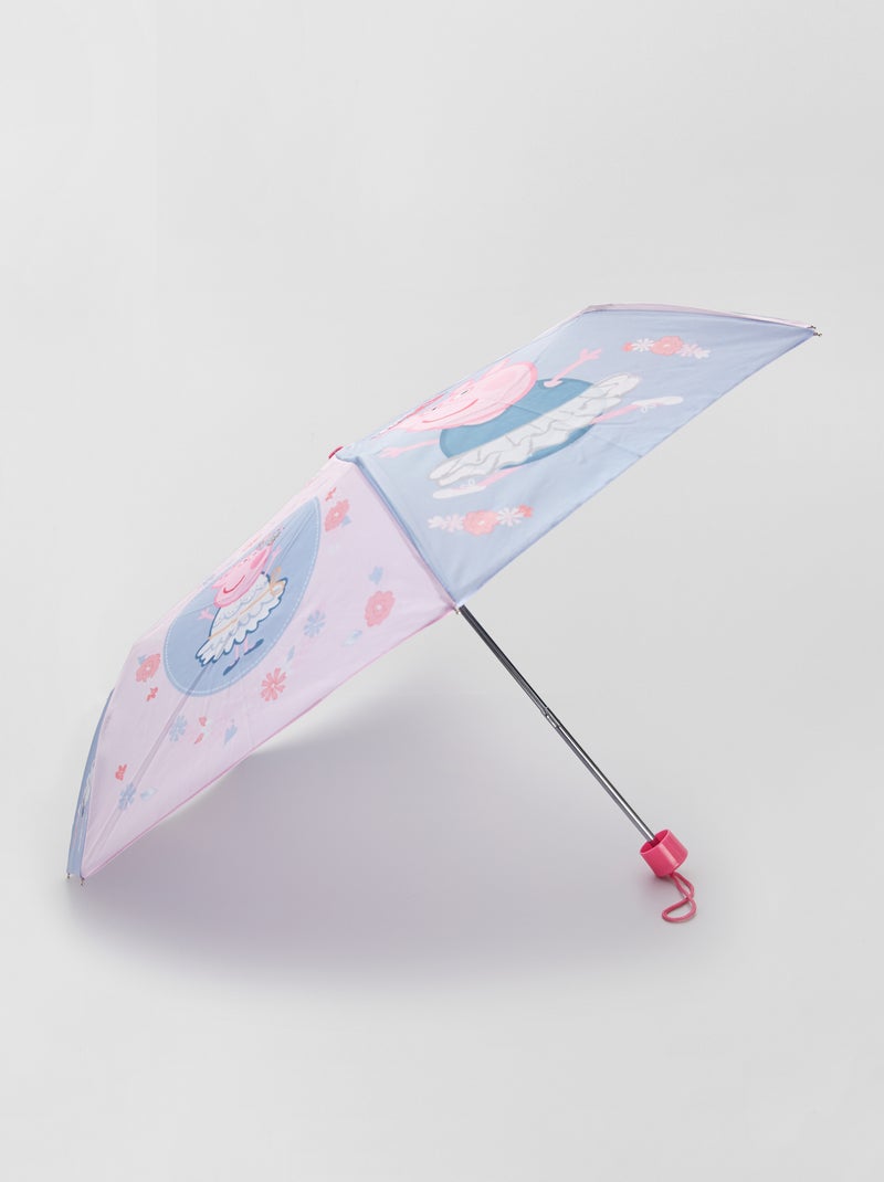 Guarda-chuva dobrável 'Porquinha Peppa' Rosa/ Cinza - Kiabi