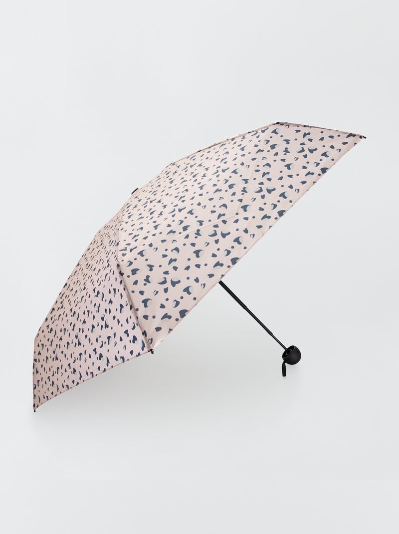 Guarda-chuva retrátil com capa CASTANHO - Kiabi