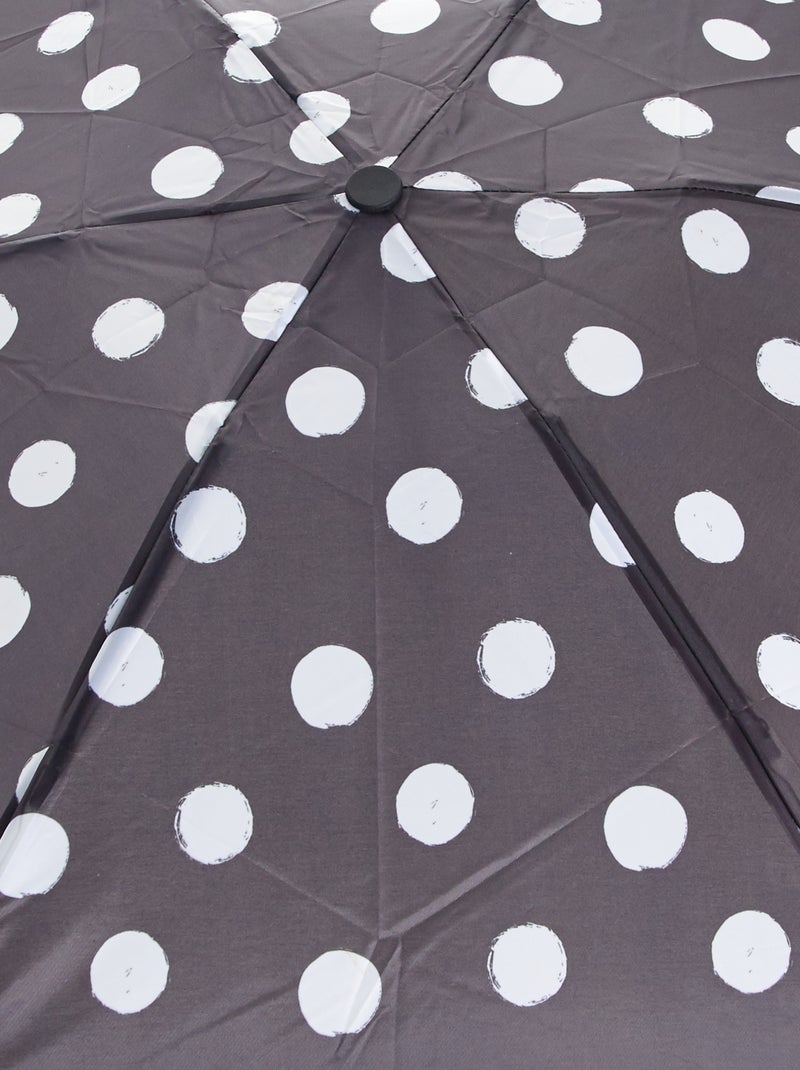 Guarda-chuva retrátil com capa PRETO - Kiabi