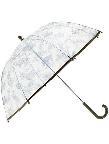 Guarda-chuva transparente com estampado de fantasia - Kiabi