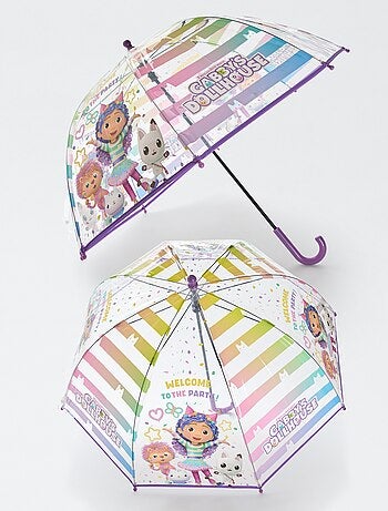Guarda-chuva transparente 'Gabby's dollhouse'