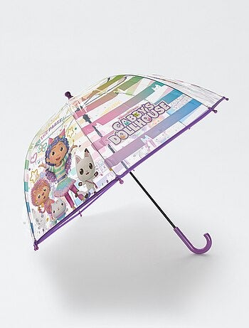 Guarda-chuva transparente 'Gabby's dollhouse'