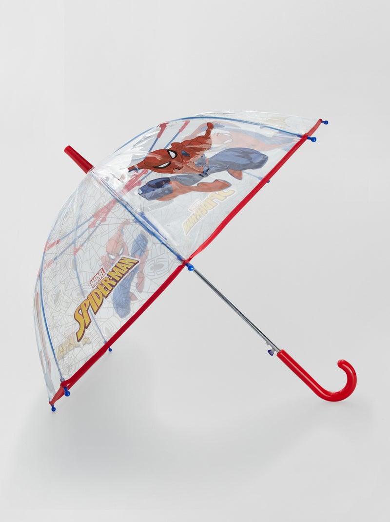 Guarda-chuva transparente 'Homem-Aranha' Transparente - Kiabi