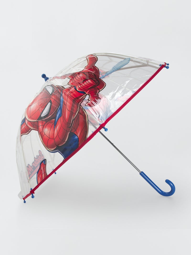 Guarda-chuva transparente 'Homem-Aranha' VERMELHO - Kiabi