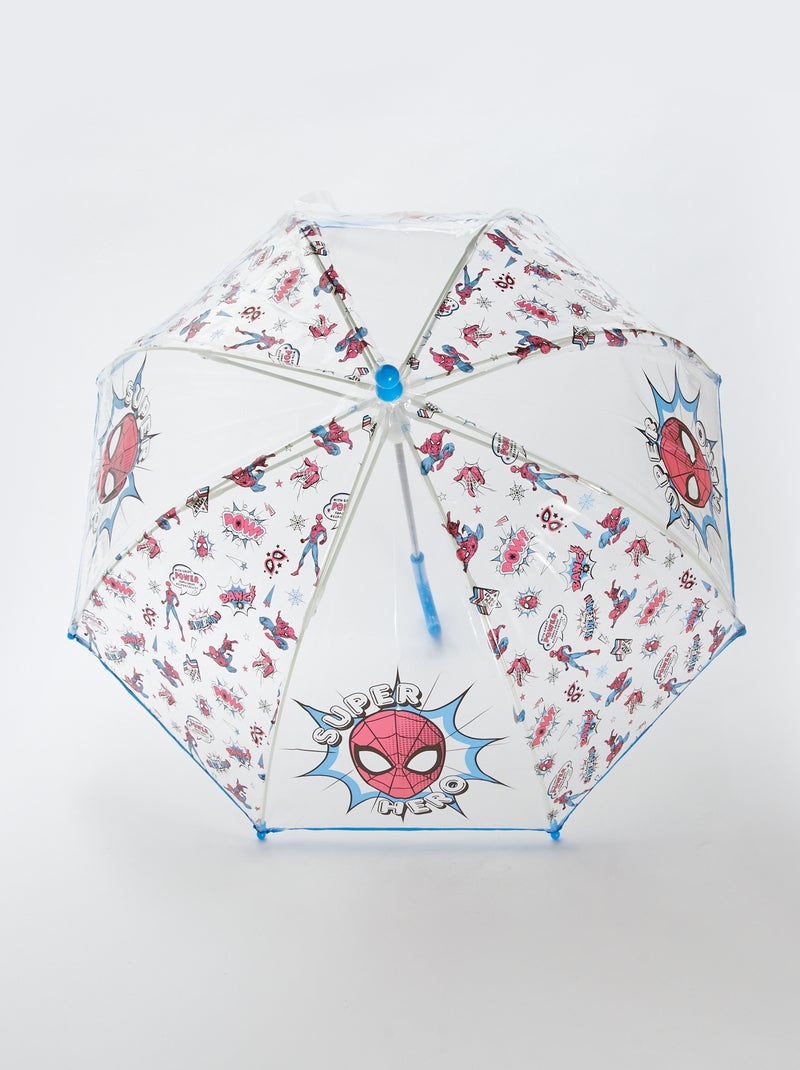 Guarda-chuva transparente 'Homem-Aranha' VERMELHO - Kiabi