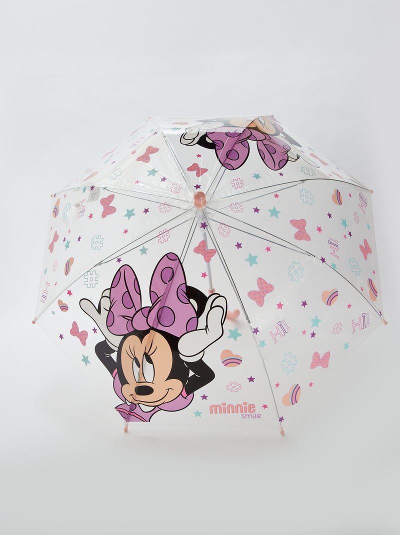 Guarda-chuva transparente 'Minnie' 'Disney' ROSA - Kiabi