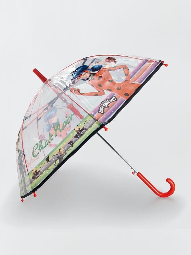 Guarda-chuva transparente 'Miraculous' Vermelho - Kiabi