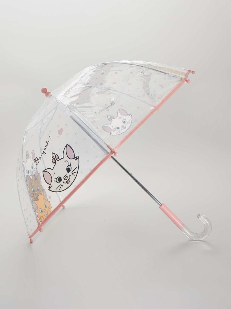 Guarda-chuva transparente 'Os Aristogatos' BRANCO - Kiabi