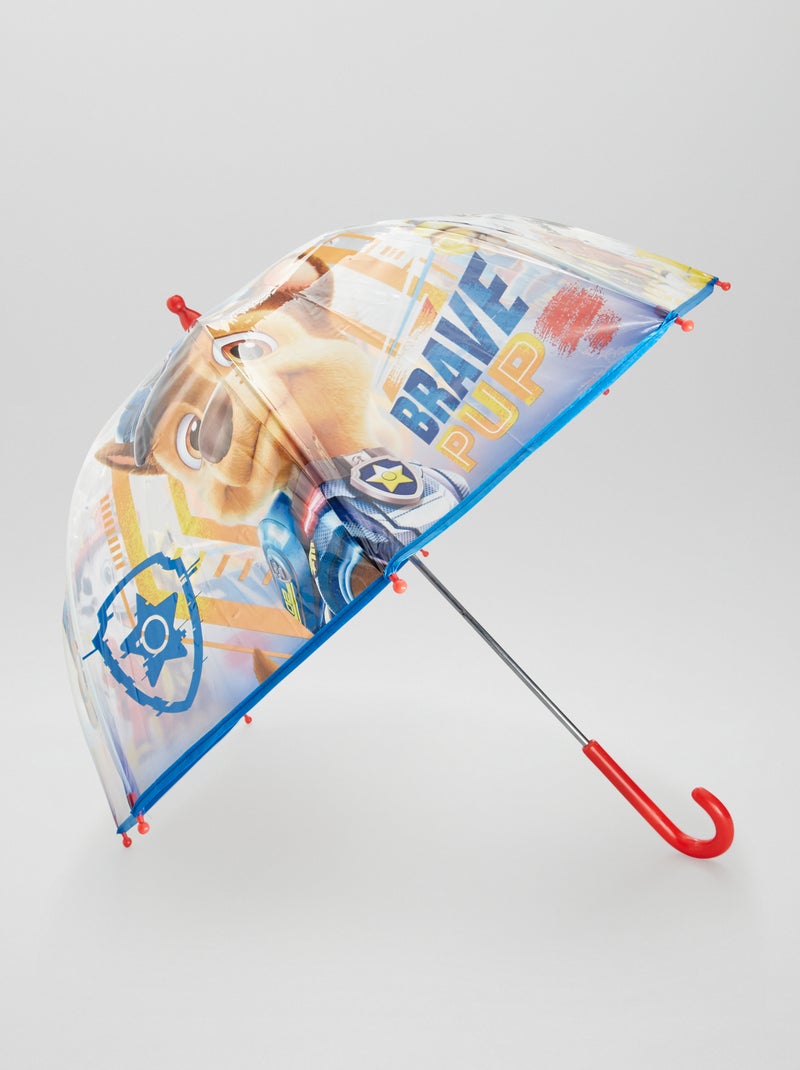 Guarda-chuva transparente 'Patrulha Pata' Azul - Kiabi