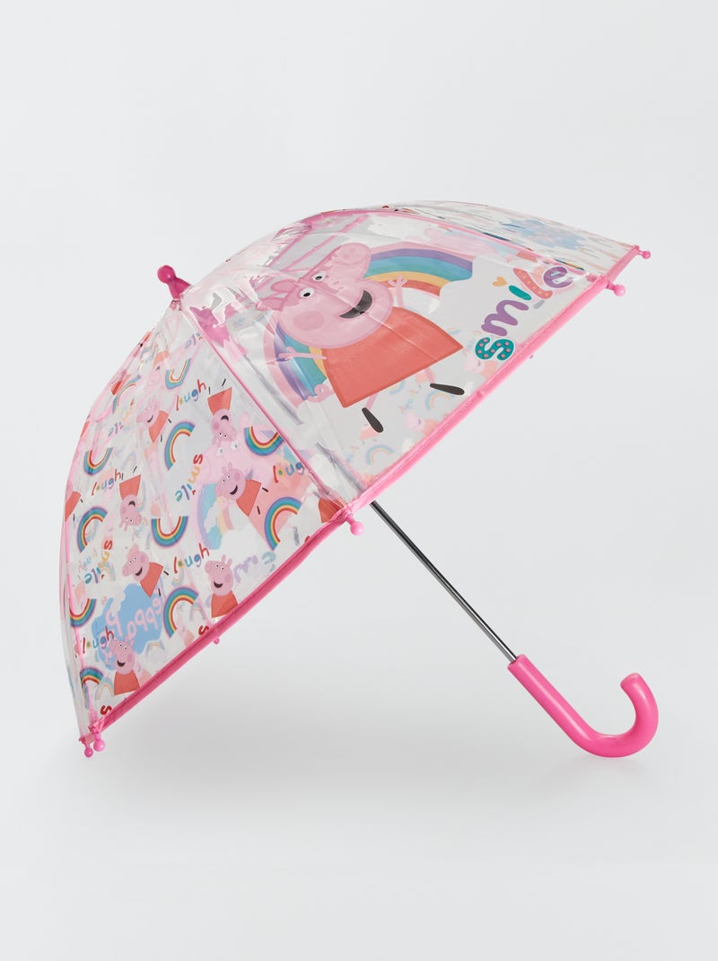 Guarda-chuva transparente 'Porquinha Peppa' ROSA - Kiabi