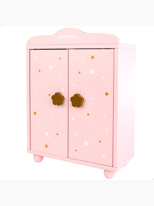 Guarda-roupa de madeira para bonecas WOOMAX - Kiabi