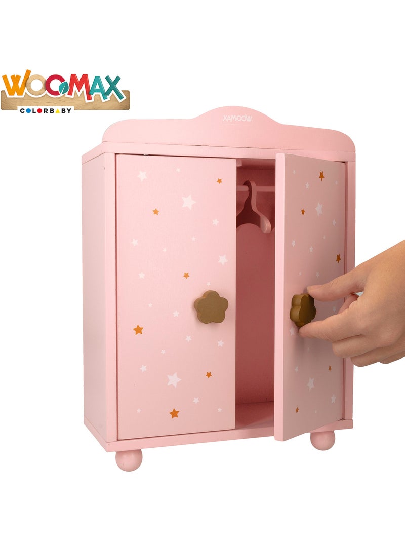 Guarda-roupa de madeira para bonecas WOOMAX N/D - Kiabi