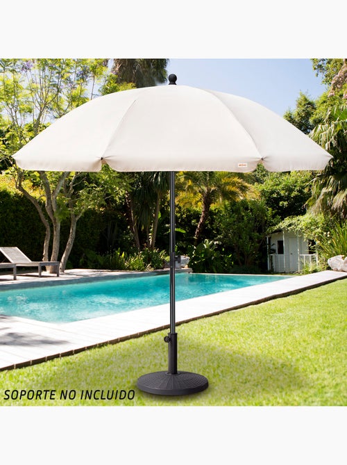 Guarda-sol de jardim com protetor solar 240 cm bege aktive garden - Kiabi