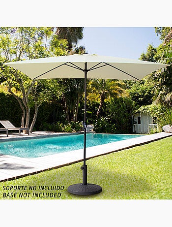 Guarda-sol quadrado 270x270 cm inclinável Aktive