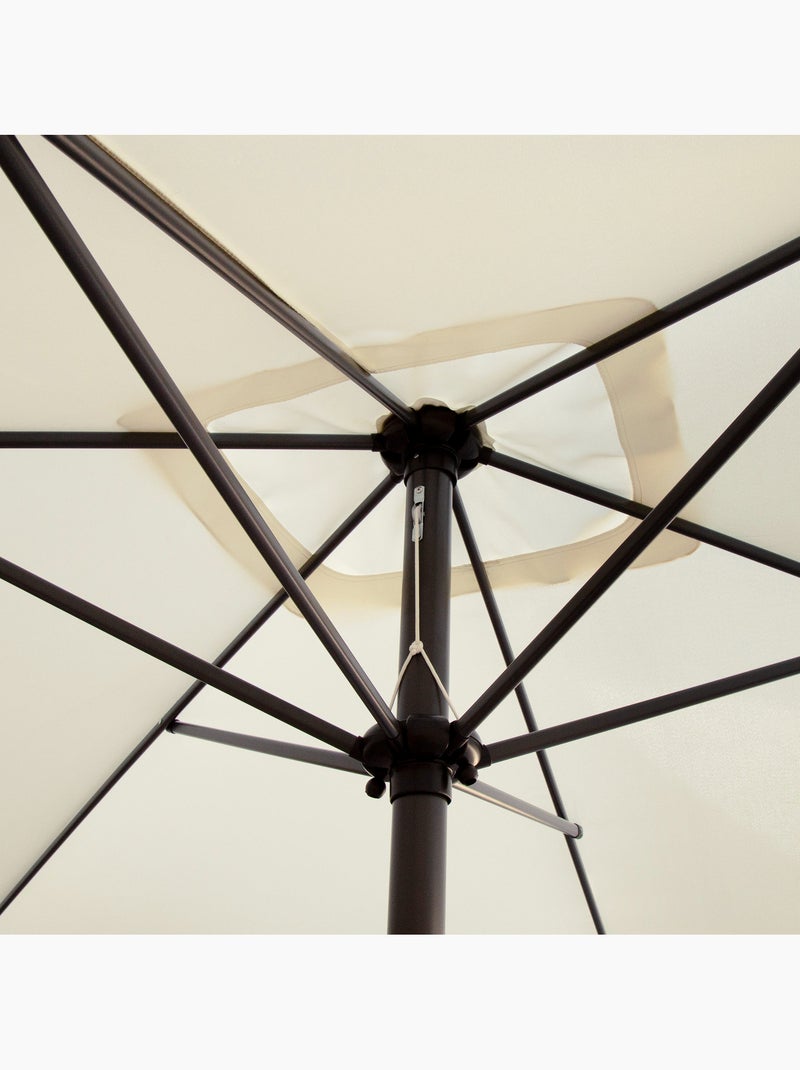 Guarda-sol quadrado 270x270 cm inclinável Aktive Creme - Kiabi