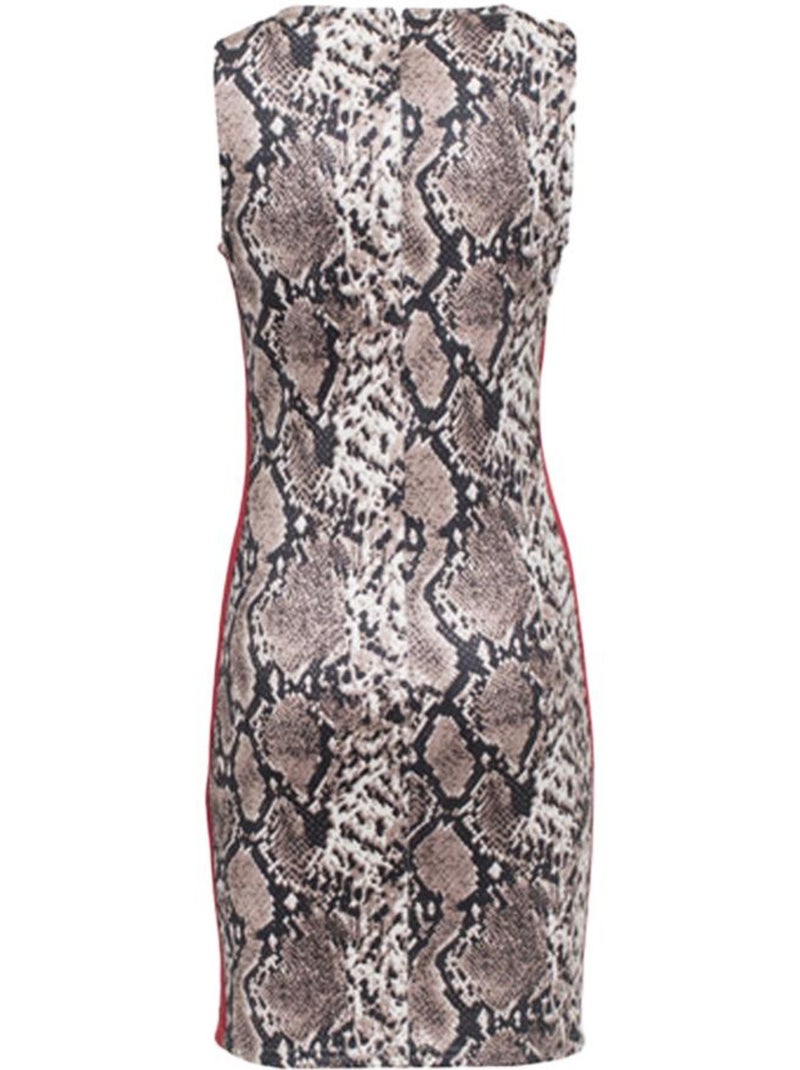 Guess bonnie: robe bege com padrões para mulher Bege - Kiabi