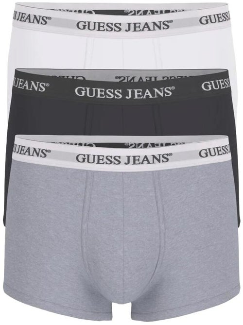 Guess boxers para homem - pack 3 unidades preto/branco/cinzento - Kiabi