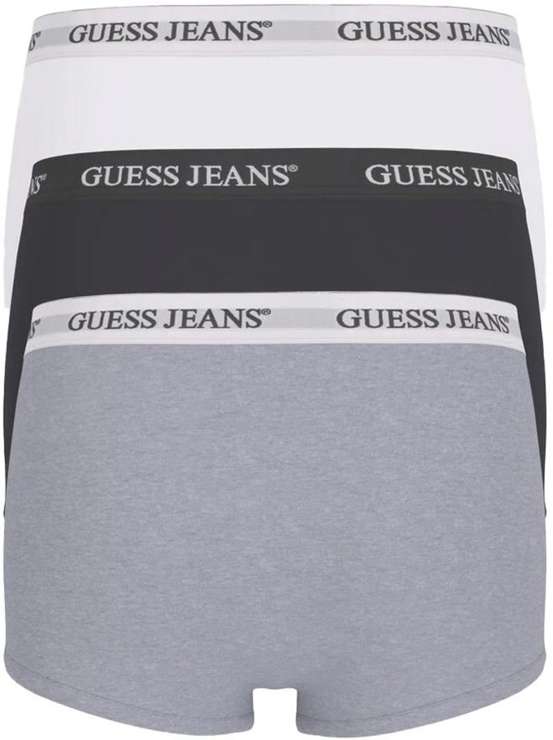 Guess boxers para homem - pack 3 unidades preto/branco/cinzento Cinza-prateado - Kiabi
