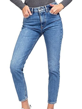 Guess girly jeans skinny azuis para mulher
