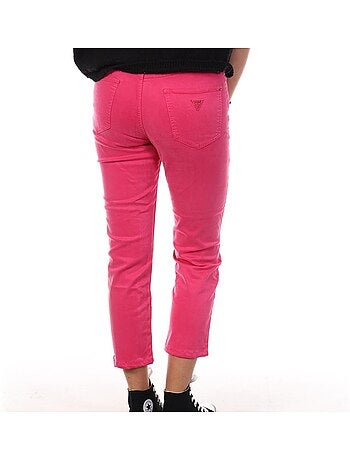 Guess Jean Rosa de Corte Reto para Mulher W1GB19W93CD