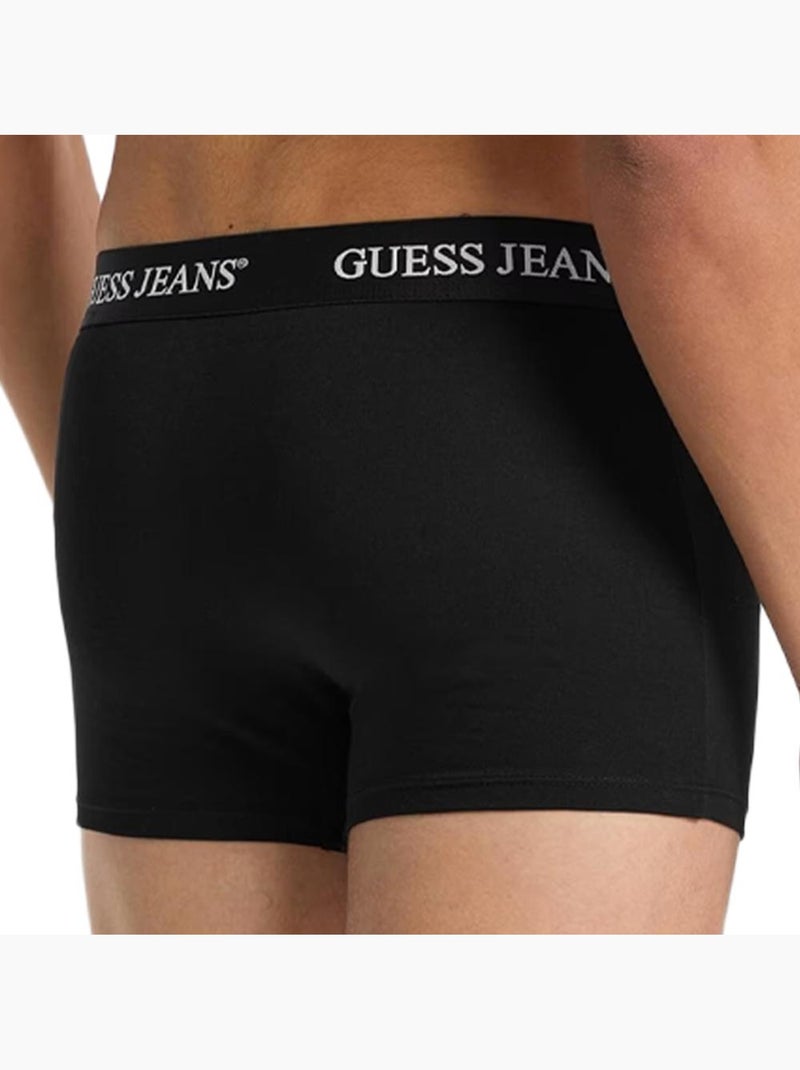 Guess kit 3 boxers trunk pretos para homem Preto - Kiabi