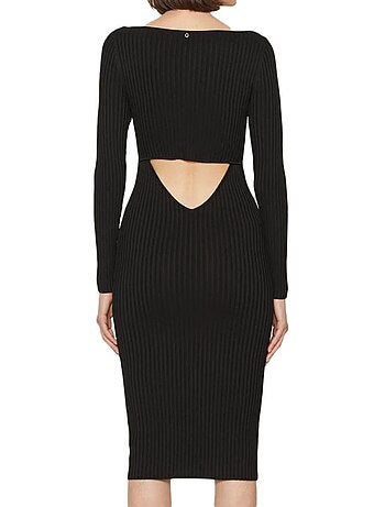 Guess robe de noite preta adele para mulher
