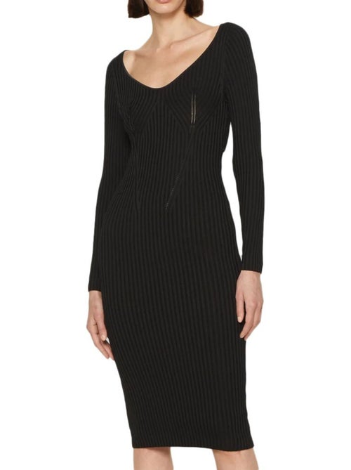 Guess robe de noite preta adele para mulher - Kiabi Guess robe de noite preta adele para mulher - Kiabi