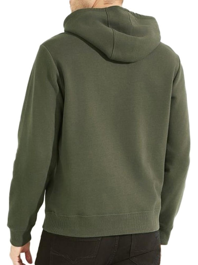 Guess roy sweatshirt kaki com capuz para homem Verde cáqui claro - Kiabi