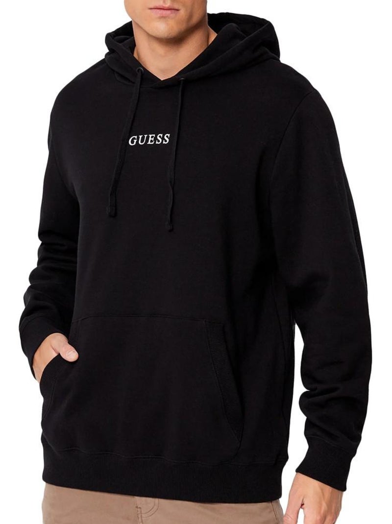 Guess roy sweatshirt preto com capuz para homem Preto - Kiabi