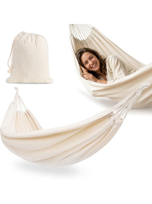 Hamac de jardim suspenso boémio com capa - Kiabi Hamac de jardim suspenso boémio com capa - Kiabi