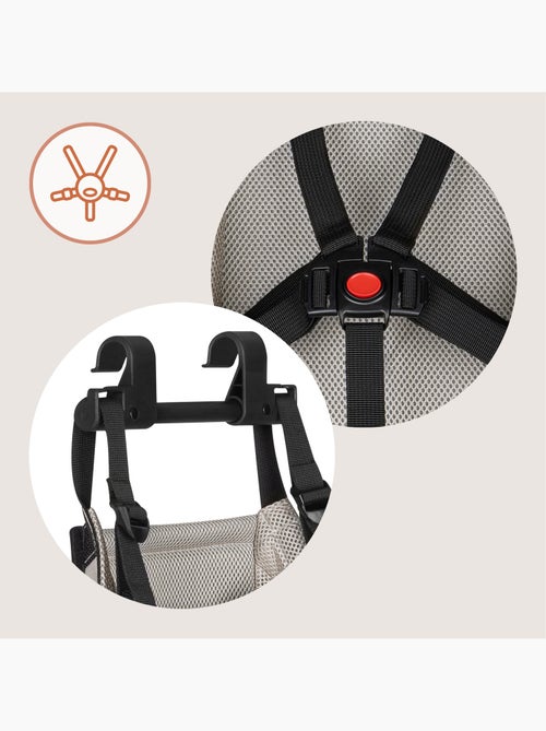 Hammock 2 em 1 para reboque de bicicleta LIONELO Cama – Dos 1 aos 10 meses – Tecido respirável - Kiabi Hammock 2 em 1 para reboque de bicicleta LIONELO Cama – Dos 1 aos 10 meses – Tecido respirável - Kiabi