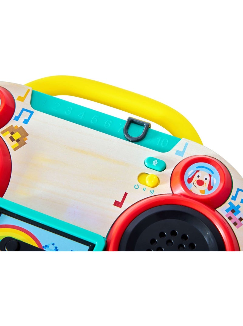 Hape - boombox karaoke pixel com microfone - 29 x 16,8 x 5,5 cm - a partir dos 2 anos Multicolorido - Kiabi