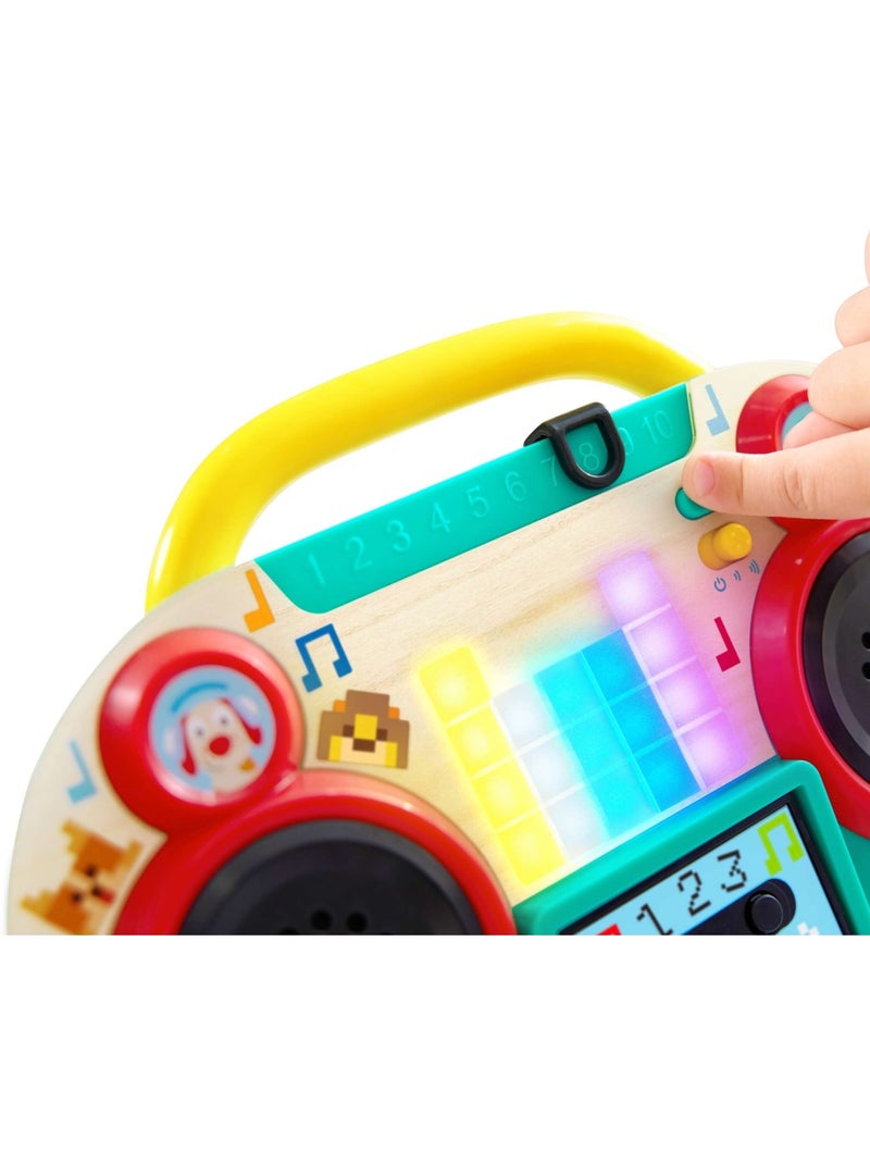 Hape - boombox karaoke pixel com microfone - 29 x 16,8 x 5,5 cm - a partir dos 2 anos Multicolorido - Kiabi