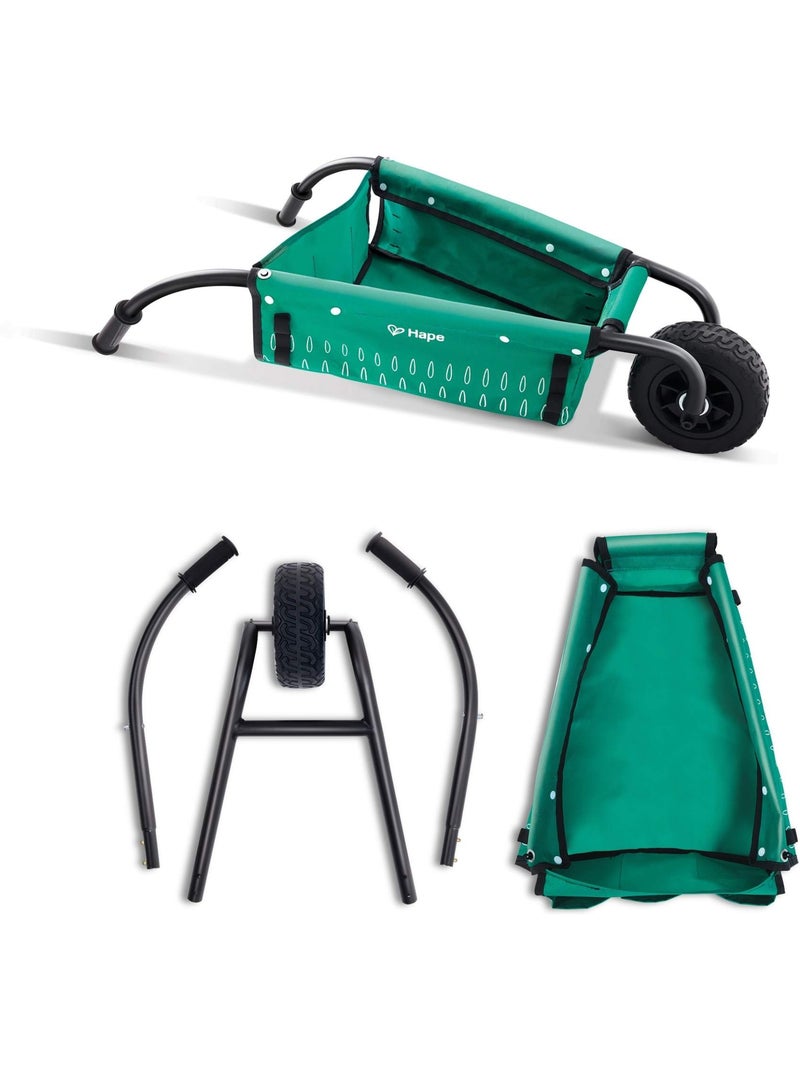 Hape - carrinho de mão do pequeno jardineiro 20 litros - 83,6 x 50 x 20 cm - a partir dos 3 anos Verde - Kiabi