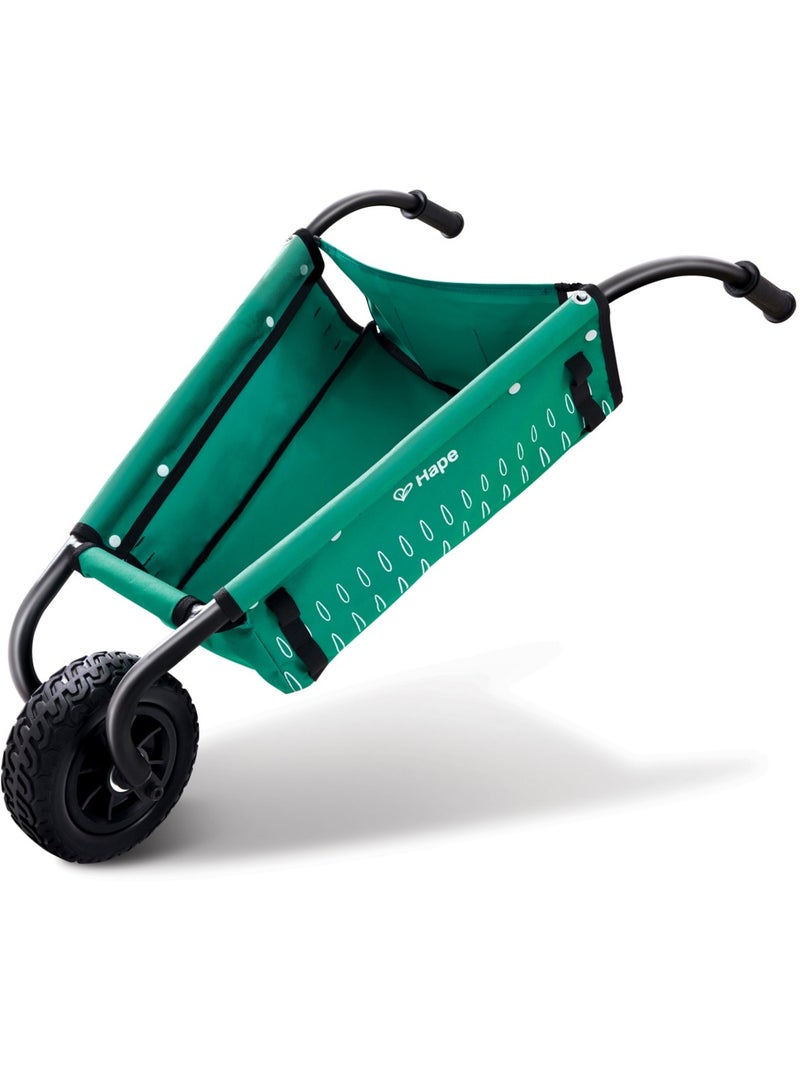 Hape - carrinho de mão do pequeno jardineiro 20 litros - 83,6 x 50 x 20 cm - a partir dos 3 anos Verde - Kiabi