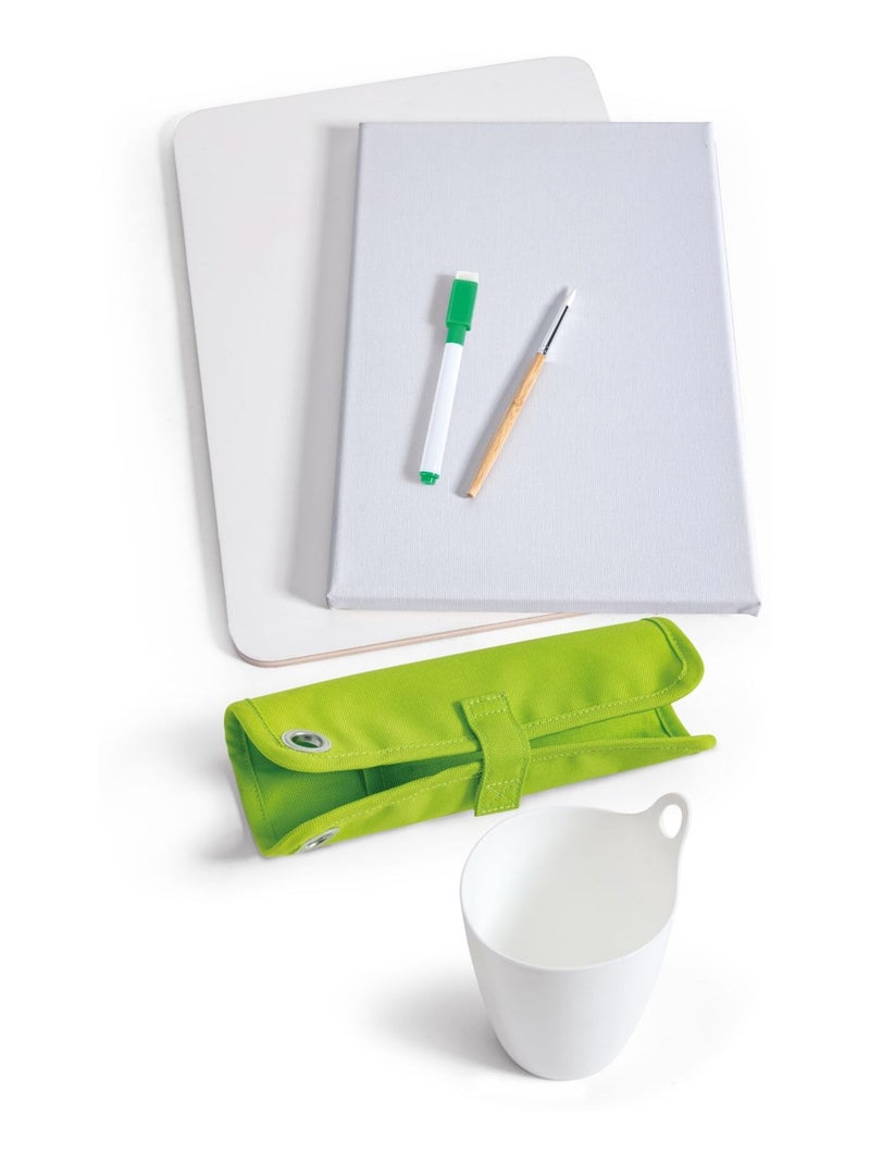 Hape - cavalete portátil de bambu - a partir de 4 anos Verde - Kiabi