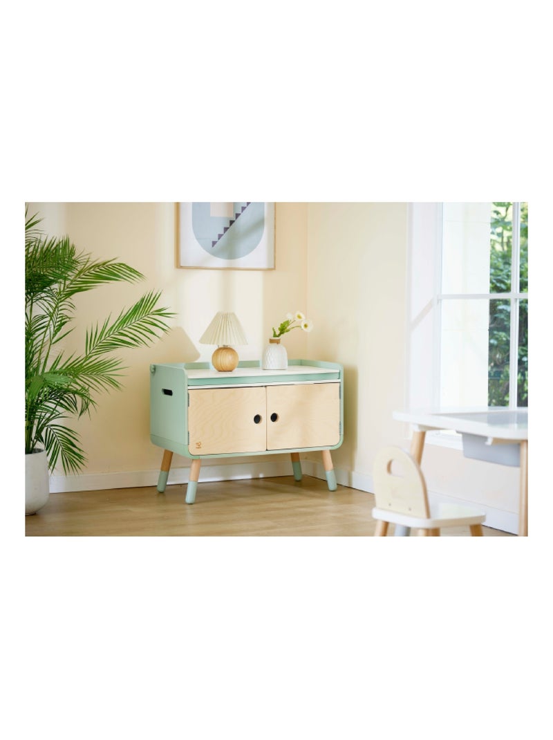 Hape - cômoda/cozinha infantil 2 em 1 play furniture Azul-bege - Kiabi