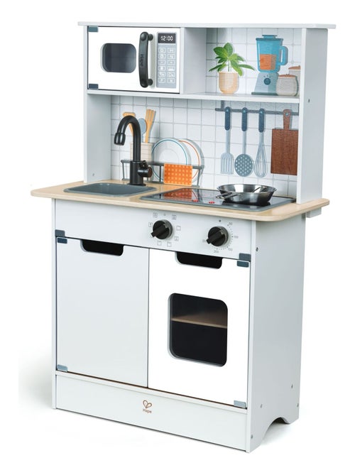 Hape - cozinha infantil interativa em madeira - 60 x 91,8 x 30 cm - a partir de 3 anos - Kiabi Hape - cozinha infantil interativa em madeira - 60 x 91,8 x 30 cm - a partir de 3 anos - Kiabi