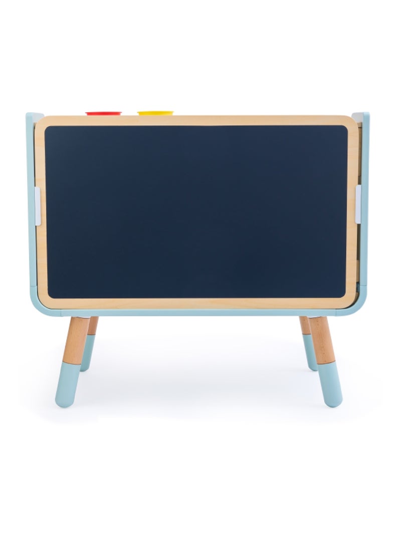 Hape - estante/quadro de desenho 2 em 1 play furniture Azul-bege - Kiabi