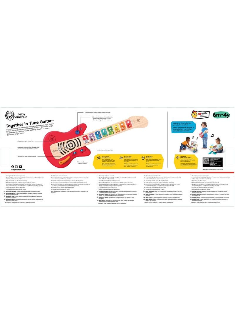Hape - guitarra conectada magic touch - 53,5 x 5,5 x 19,2 cm - a partir dos 6 meses Multicolorido - Kiabi