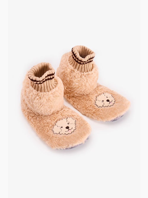 Happiness meias-pantufa com padrão de cão penti - Kiabi Happiness meias-pantufa com padrão de cão penti - Kiabi